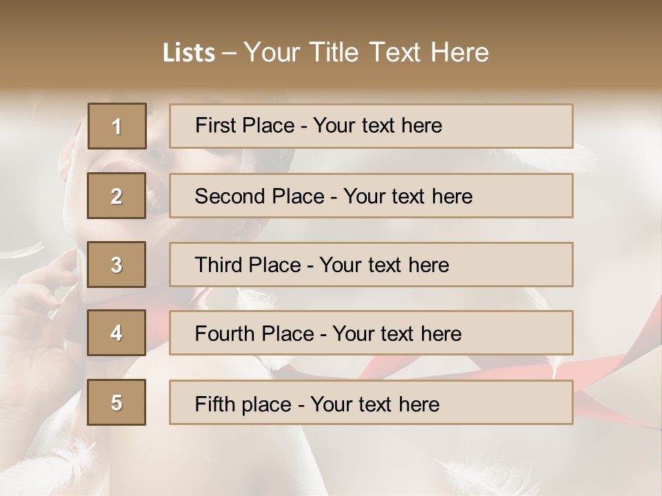 Cheerful Beauty Clean PowerPoint Template