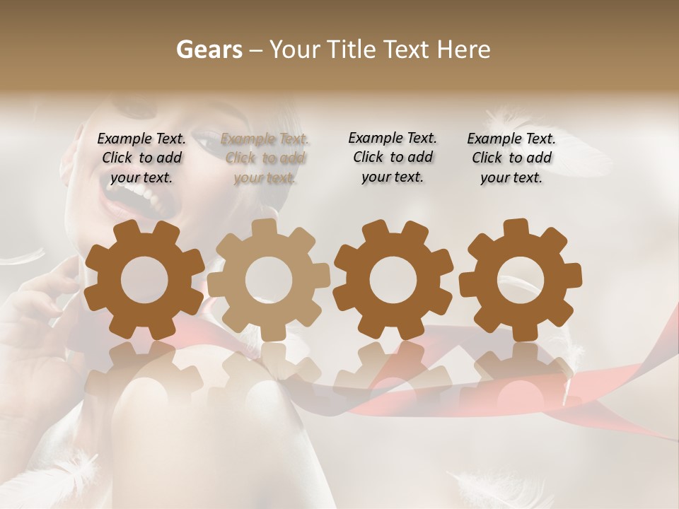 Cheerful Beauty Clean PowerPoint Template