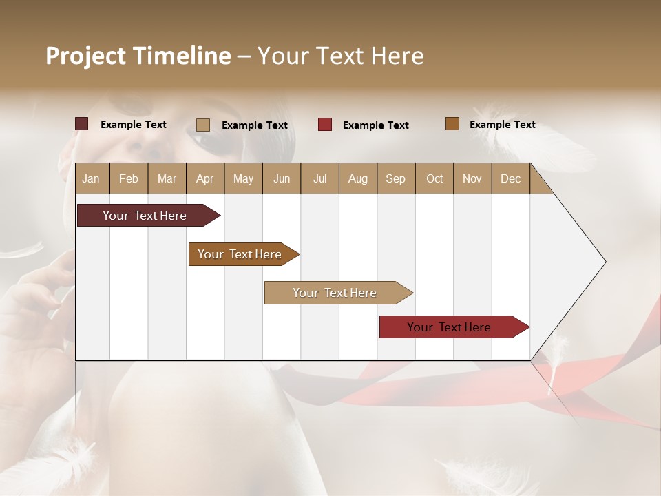 Cheerful Beauty Clean PowerPoint Template