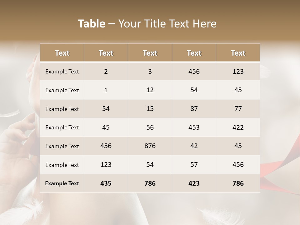 Cheerful Beauty Clean PowerPoint Template