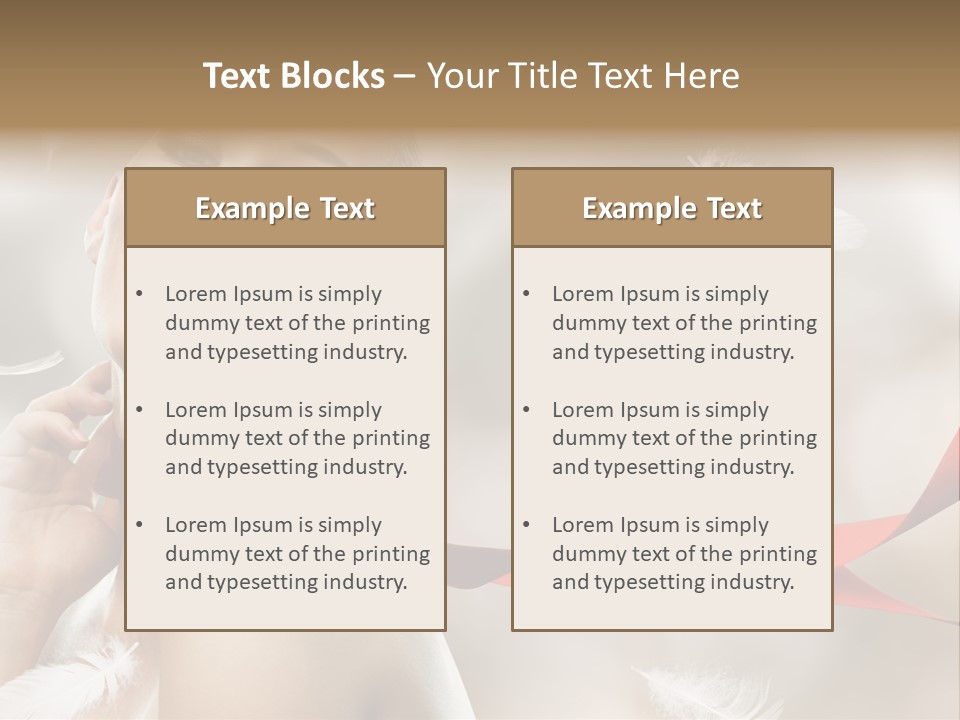 Cheerful Beauty Clean PowerPoint Template