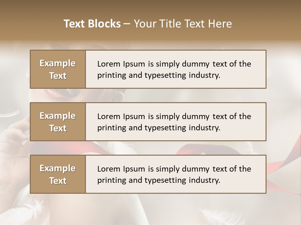 Cheerful Beauty Clean PowerPoint Template