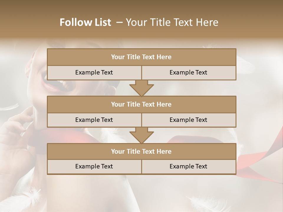 Cheerful Beauty Clean PowerPoint Template