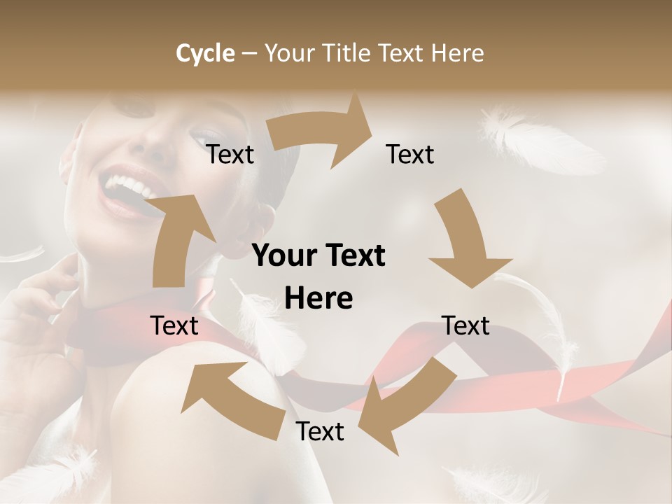Cheerful Beauty Clean PowerPoint Template