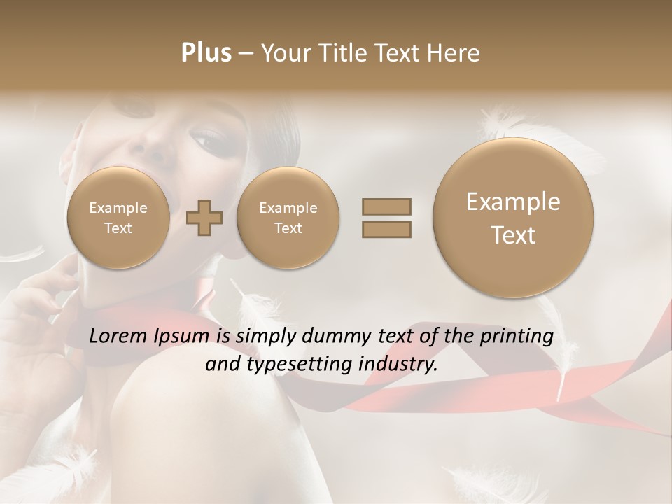 Cheerful Beauty Clean PowerPoint Template