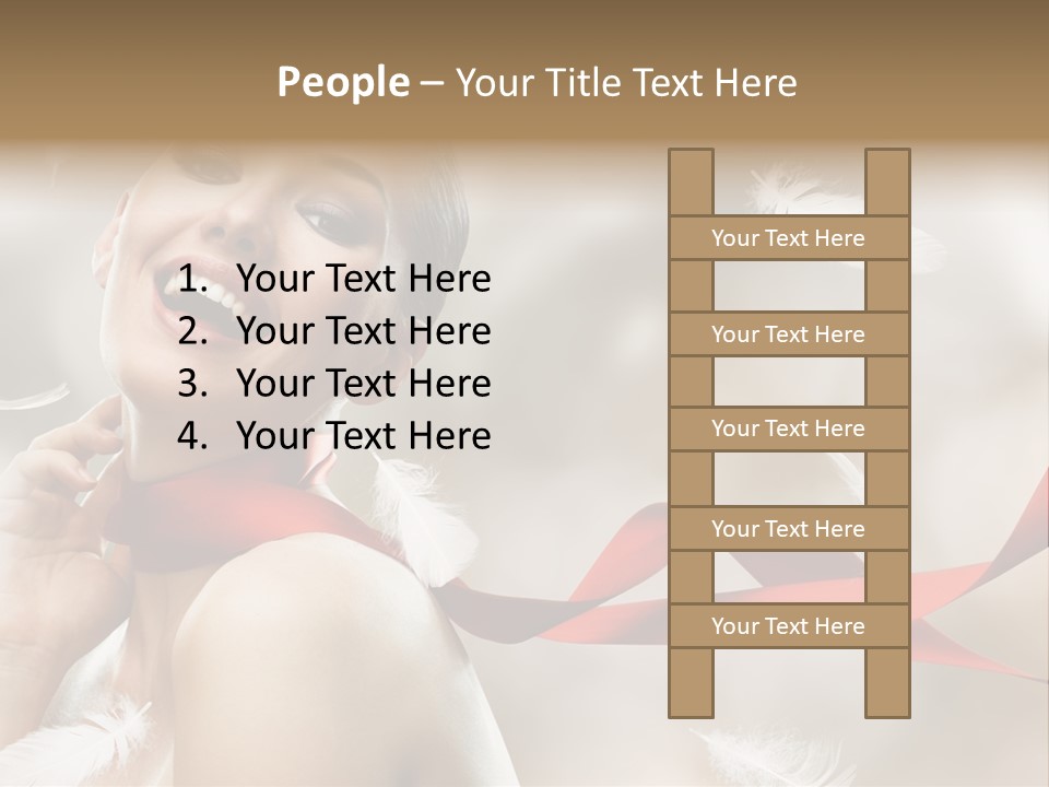 Cheerful Beauty Clean PowerPoint Template