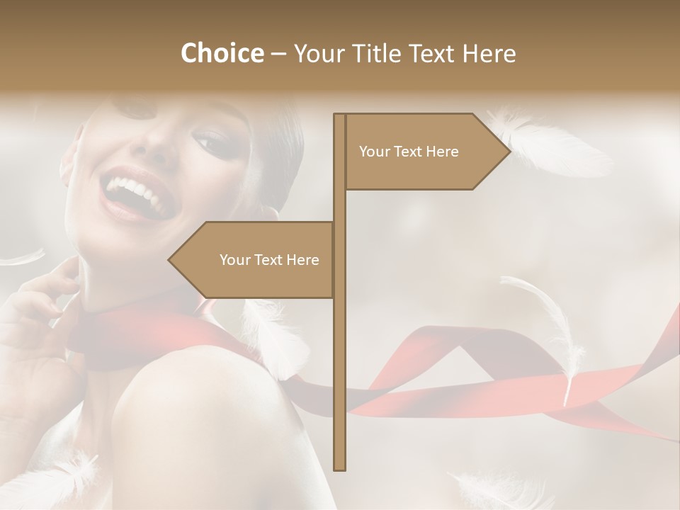 Cheerful Beauty Clean PowerPoint Template