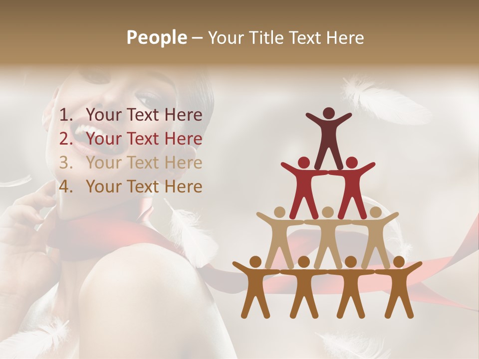 Cheerful Beauty Clean PowerPoint Template