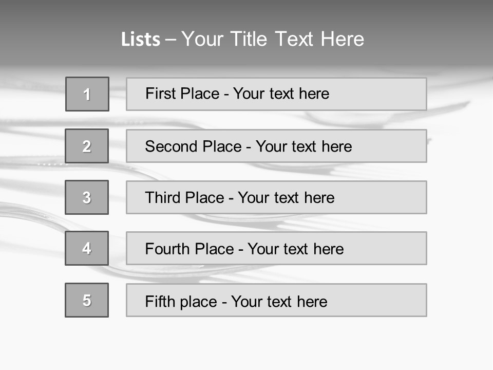 Silver Shine Expensive PowerPoint Template