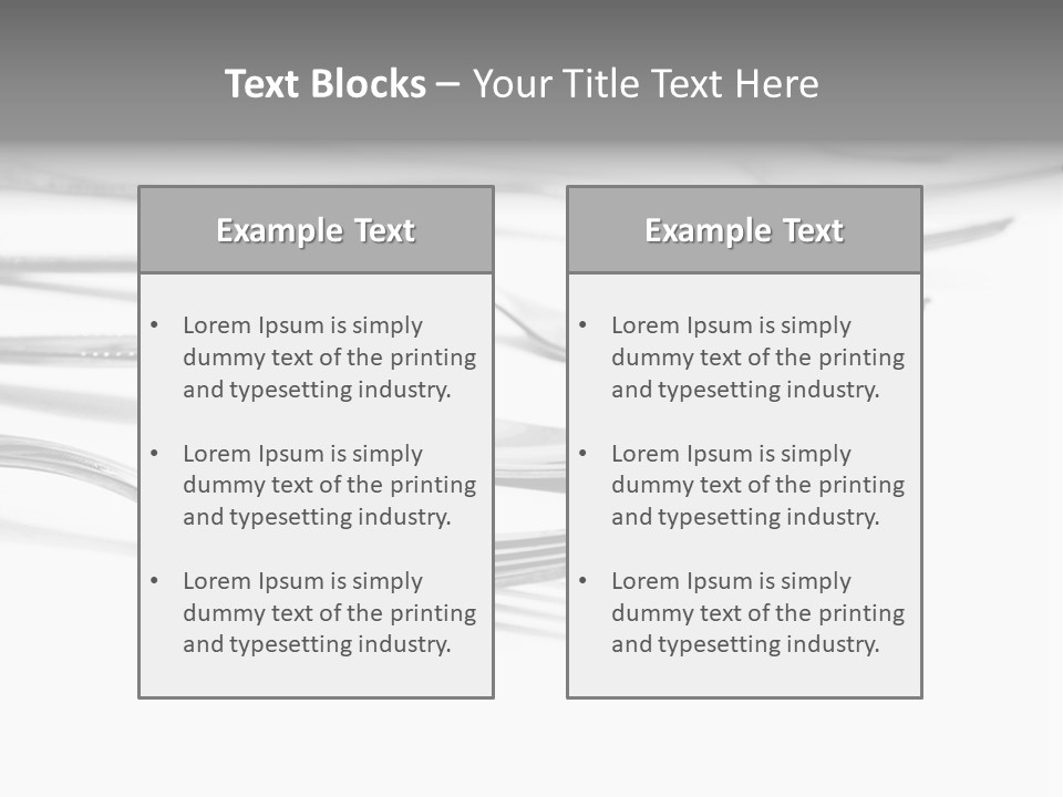 Silver Shine Expensive PowerPoint Template