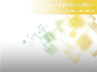 Presentation Blur Backdrop PowerPoint Template