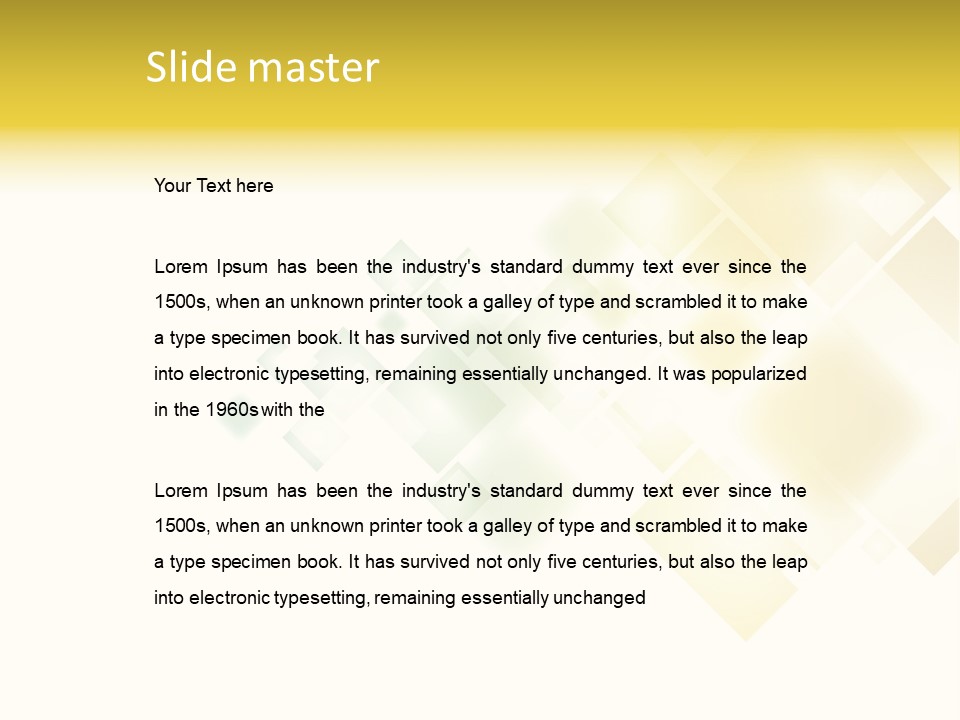 Presentation Blur Backdrop PowerPoint Template