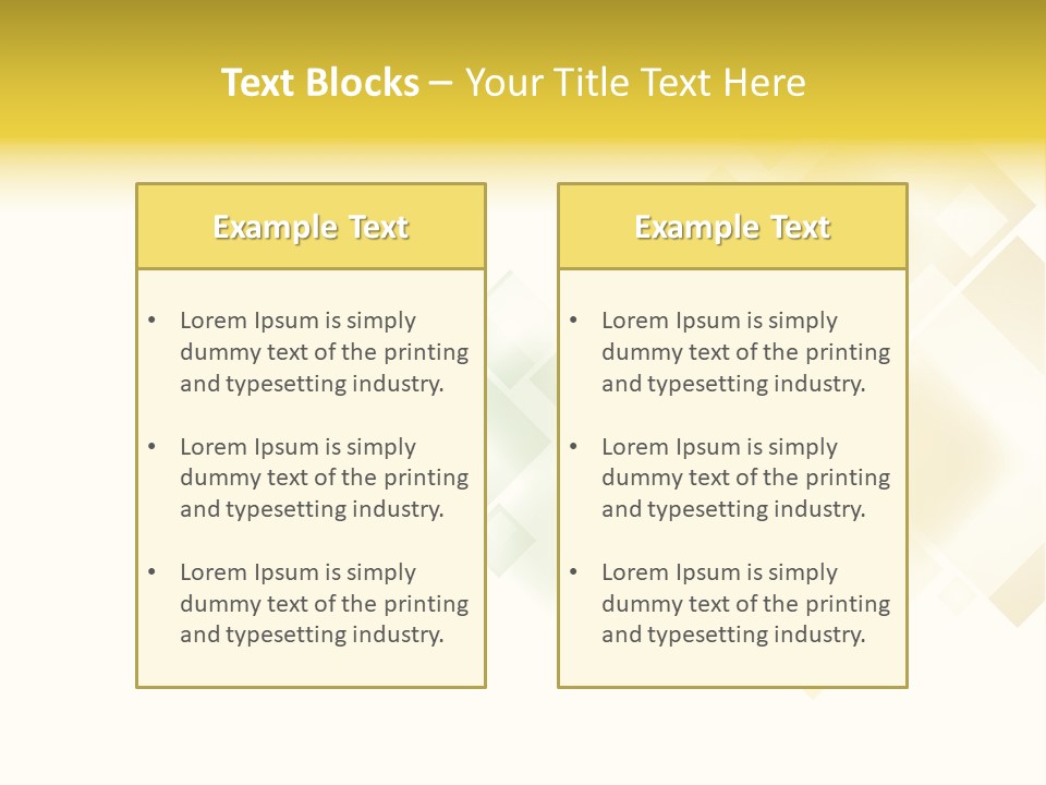 Presentation Blur Backdrop PowerPoint Template