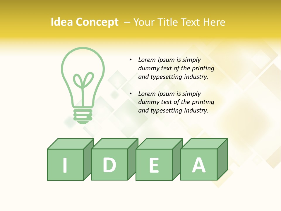 Presentation Blur Backdrop PowerPoint Template