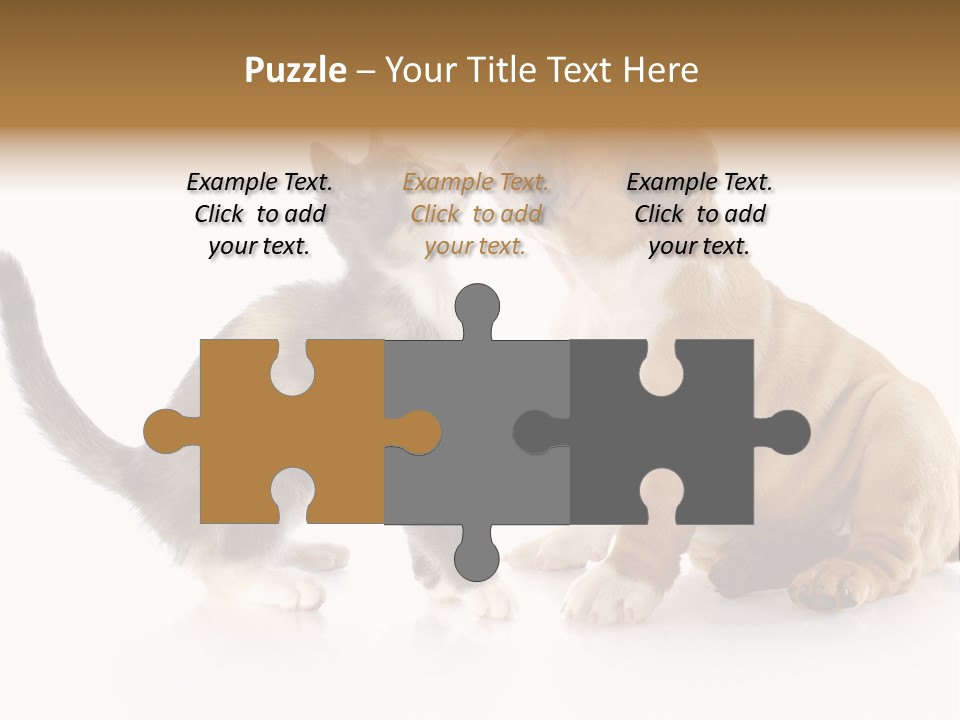 Friends Cat Emotions PowerPoint Template