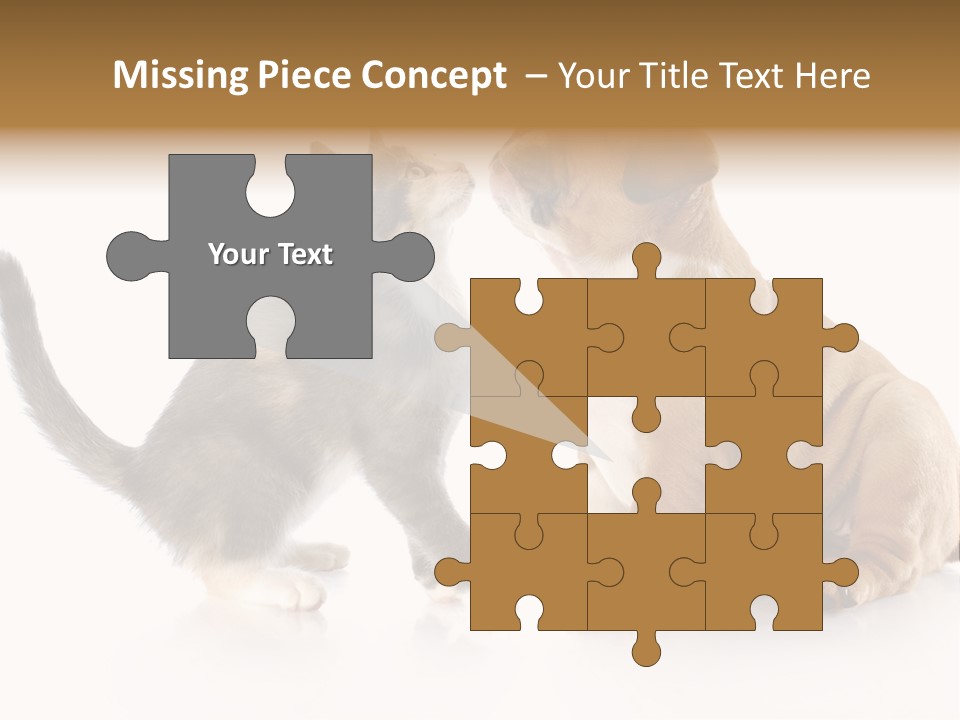 Friends Cat Emotions PowerPoint Template