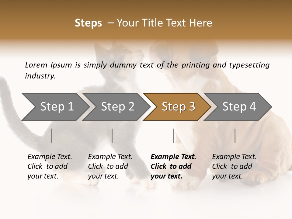 Friends Cat Emotions PowerPoint Template