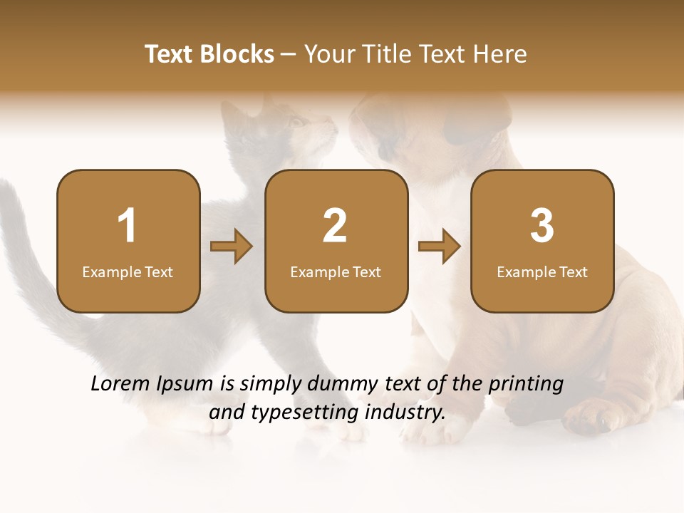 Friends Cat Emotions PowerPoint Template