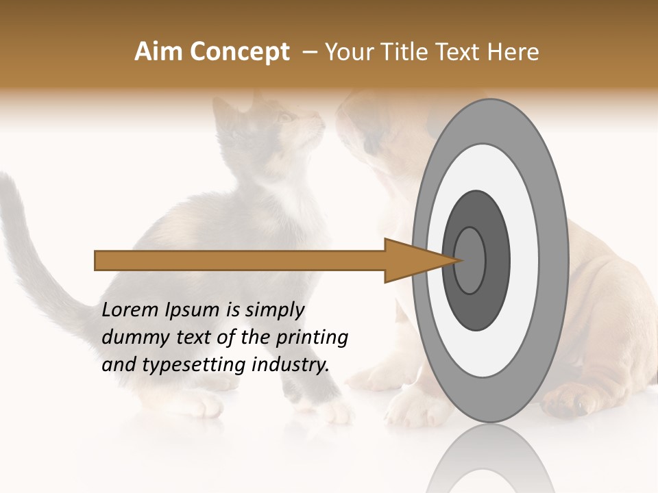 Friends Cat Emotions PowerPoint Template