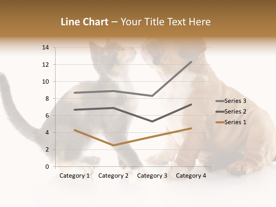 Friends Cat Emotions PowerPoint Template