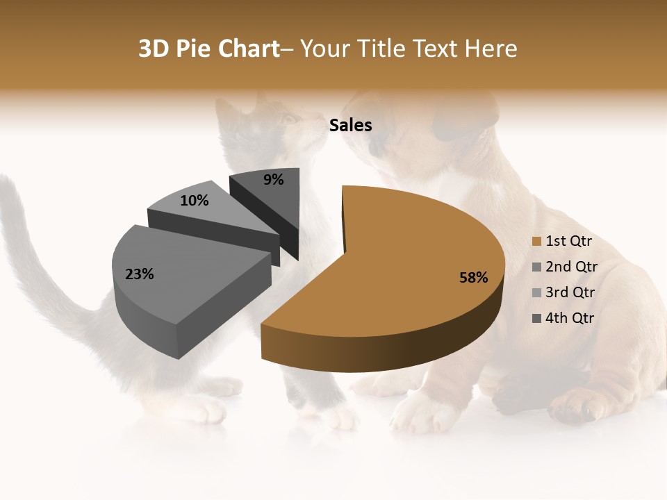 Friends Cat Emotions PowerPoint Template