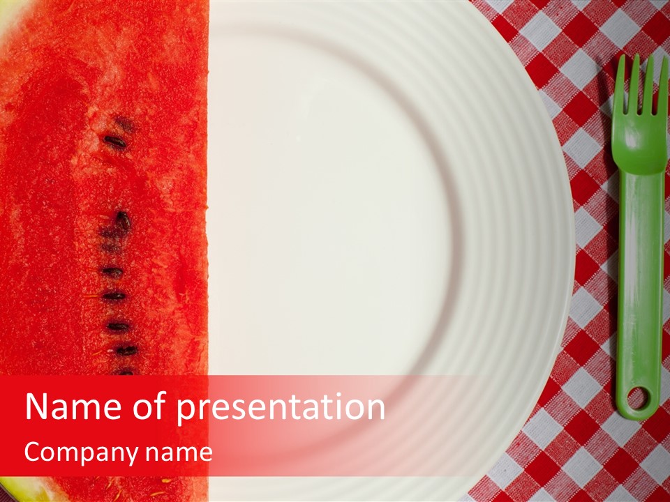 Tasty Snack Closeup PowerPoint Template