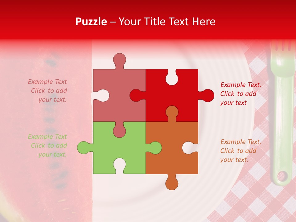 Tasty Snack Closeup PowerPoint Template