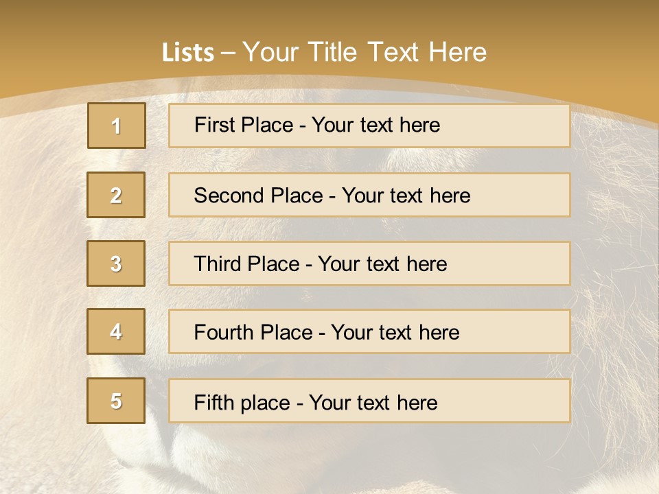 Laying African Wise PowerPoint Template