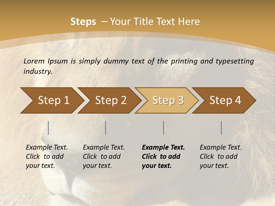 Laying African Wise PowerPoint Template