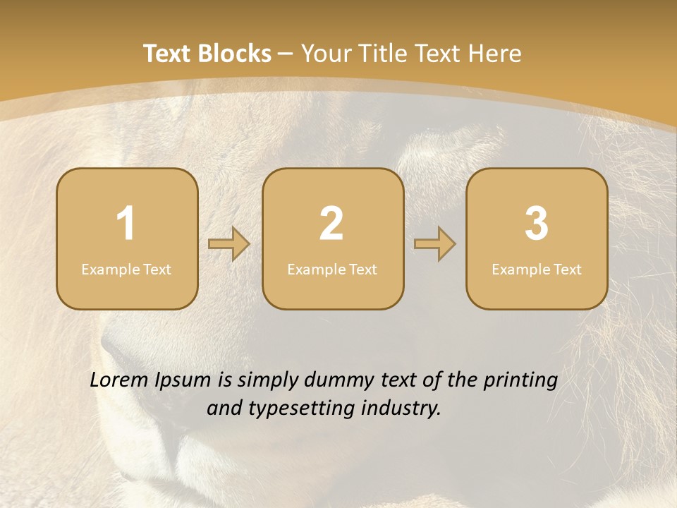 Laying African Wise PowerPoint Template