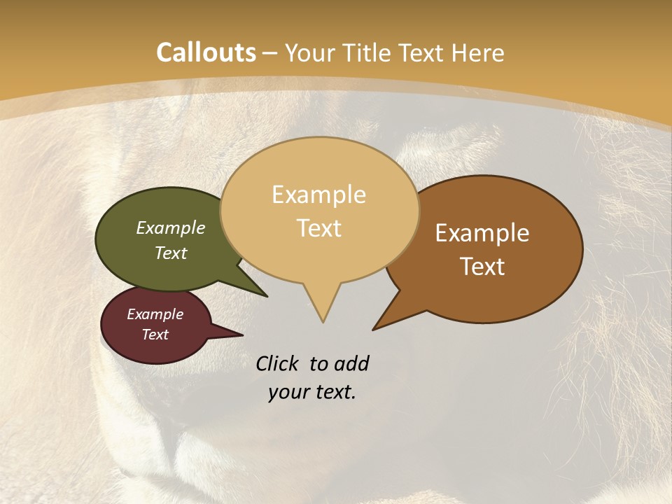 Laying African Wise PowerPoint Template