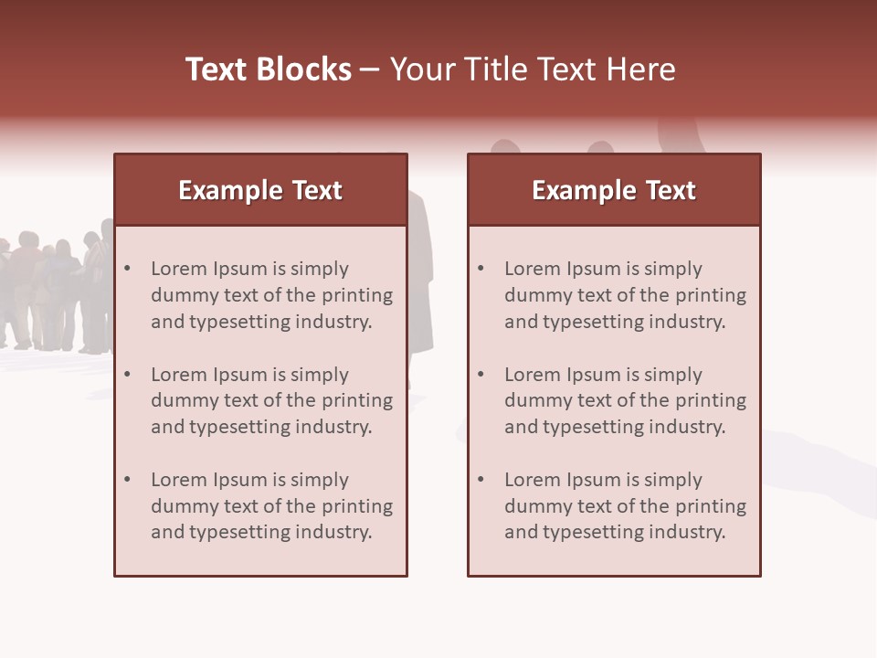 Illustration Woman One Way PowerPoint Template