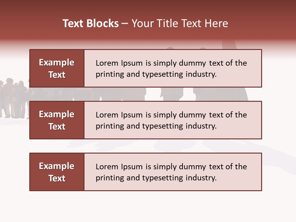 Illustration Woman One Way PowerPoint Template