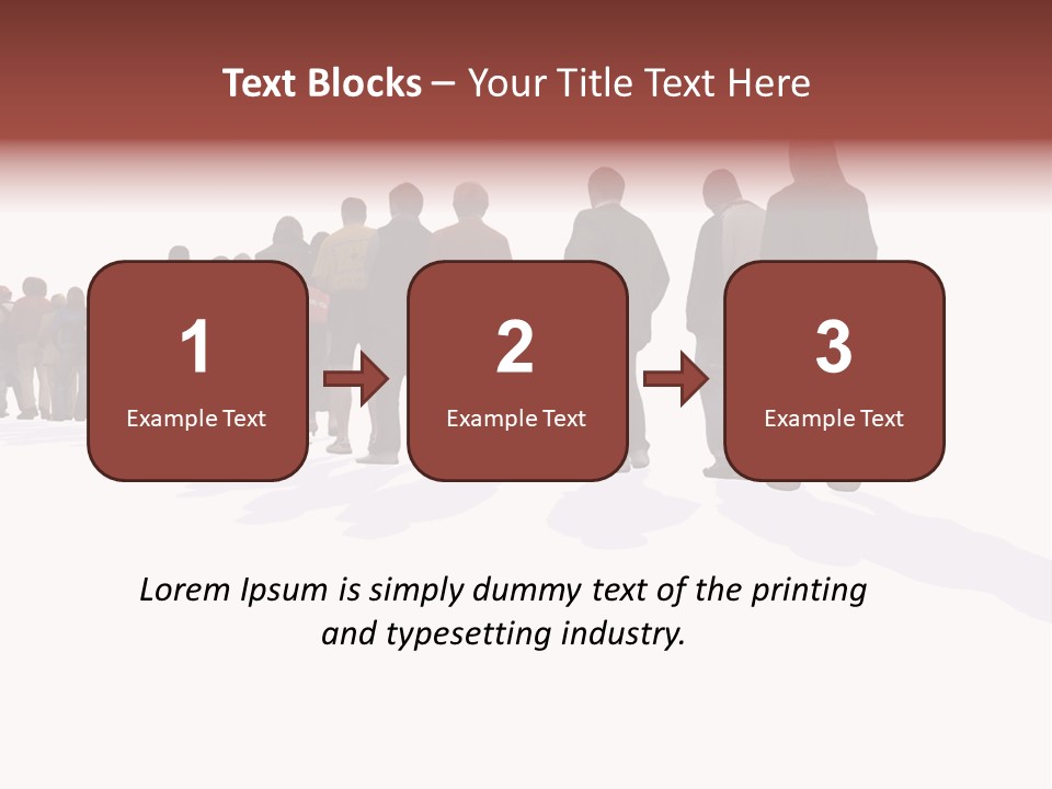 Illustration Woman One Way PowerPoint Template