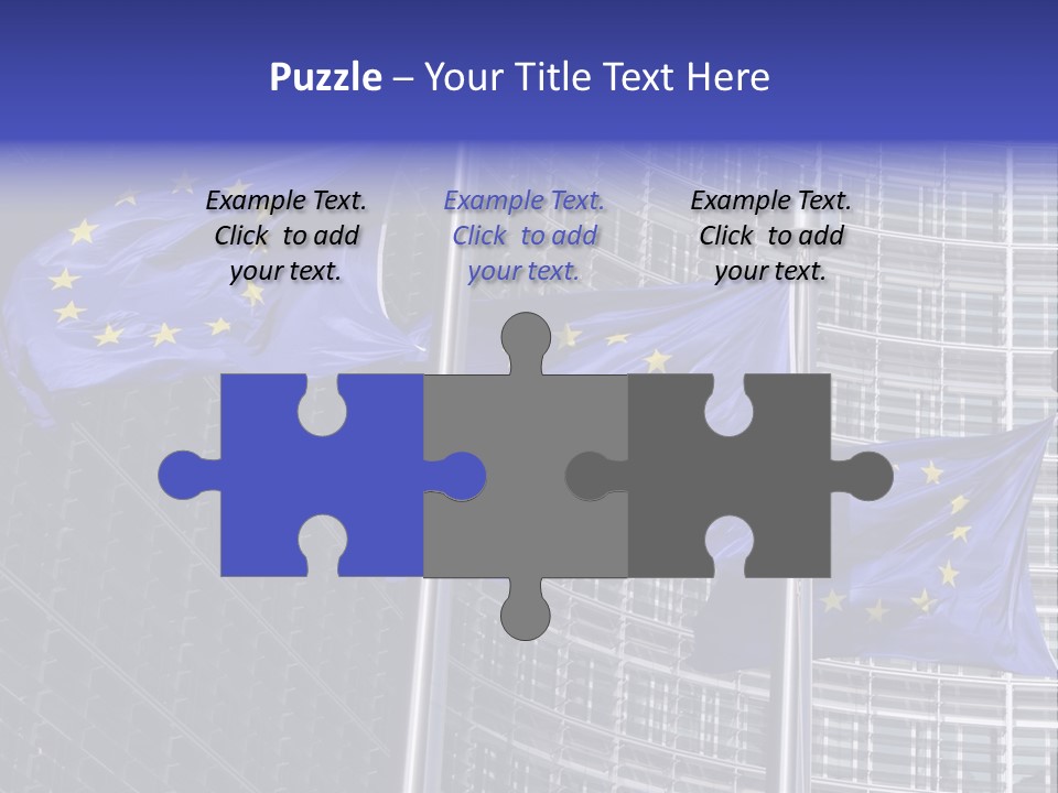 Exterior Objects European City PowerPoint Template