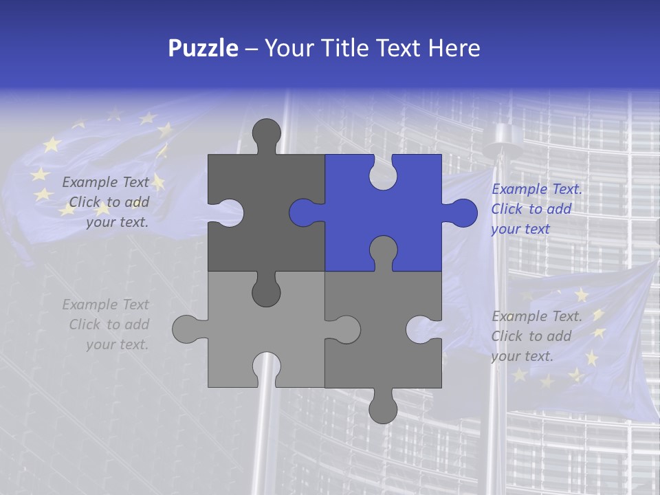 Exterior Objects European City PowerPoint Template