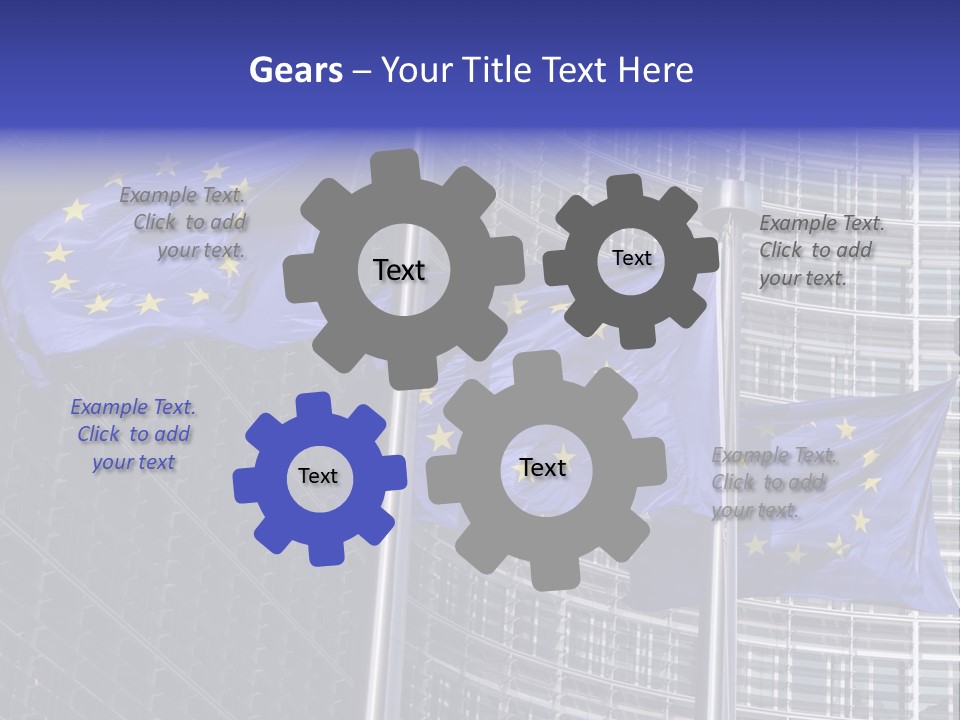 Exterior Objects European City PowerPoint Template