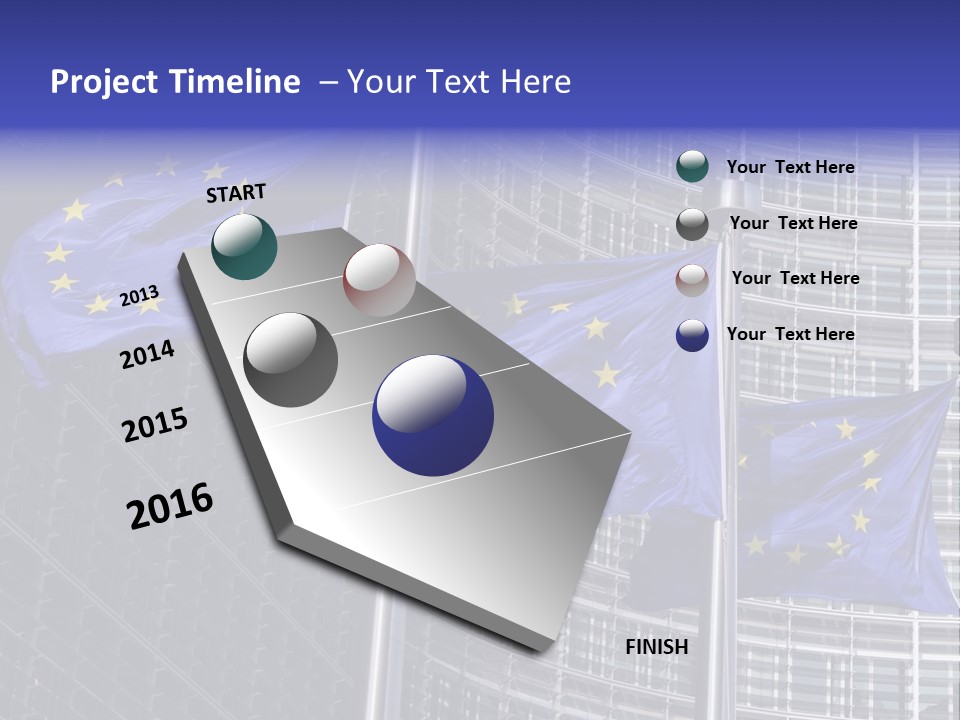 Exterior Objects European City PowerPoint Template