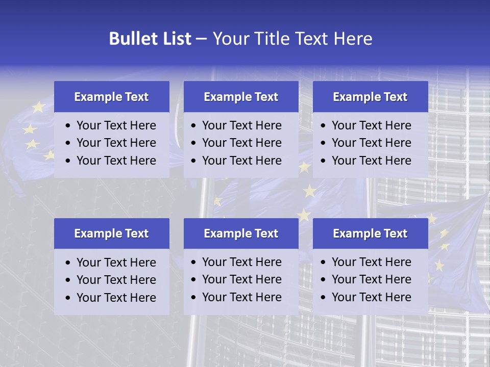 Exterior Objects European City PowerPoint Template