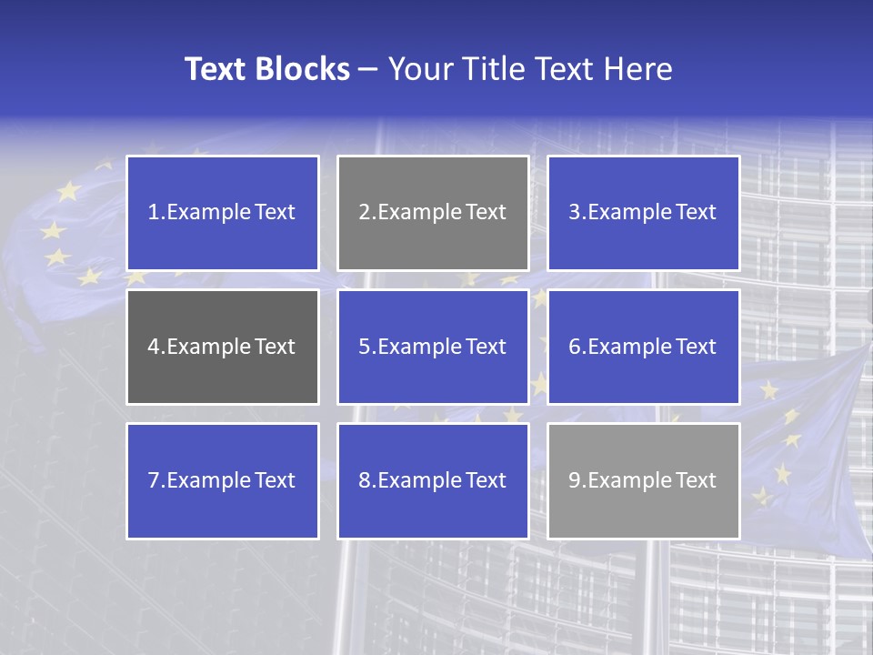 Exterior Objects European City PowerPoint Template