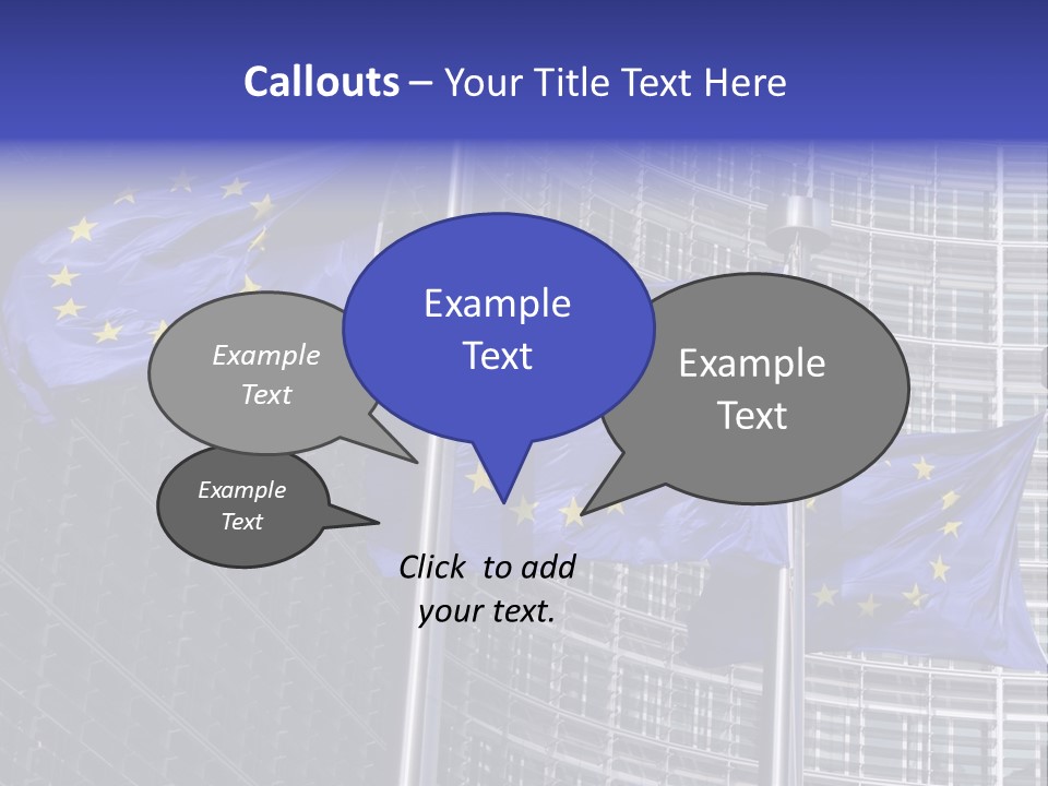 Exterior Objects European City PowerPoint Template