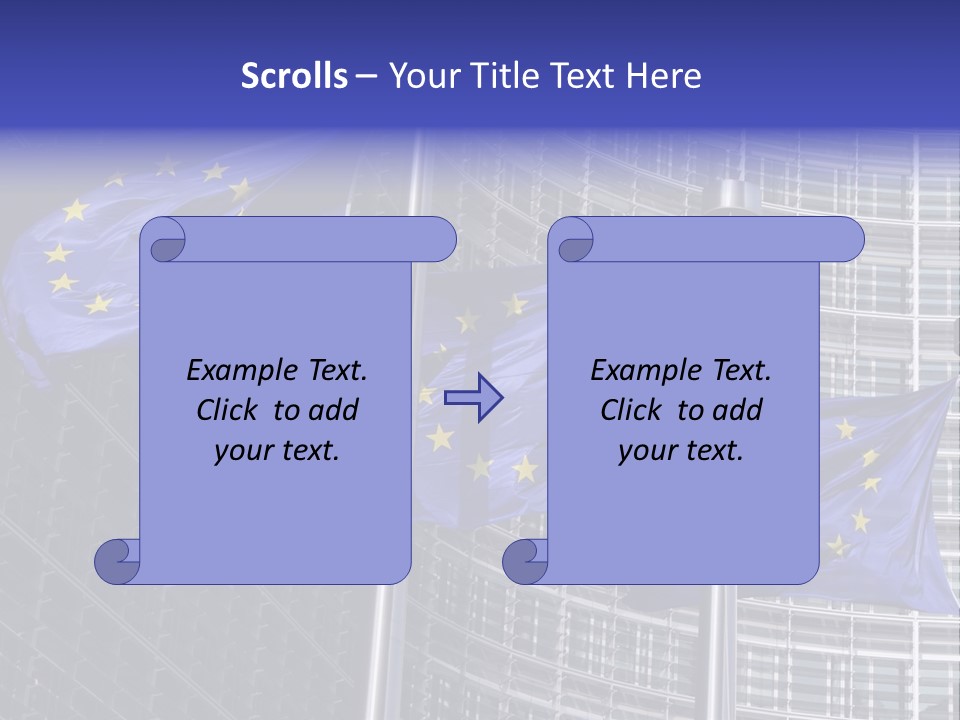 Exterior Objects European City PowerPoint Template