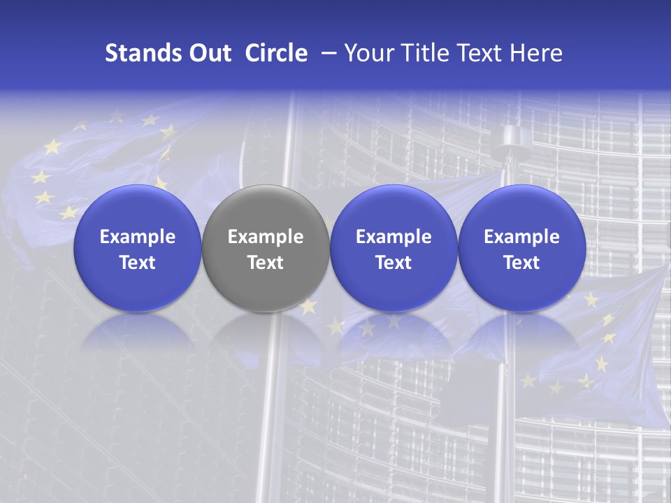 Exterior Objects European City PowerPoint Template