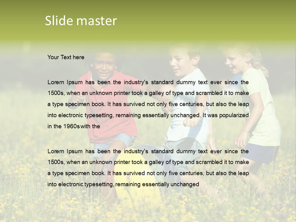 Summer Three Variation PowerPoint Template
