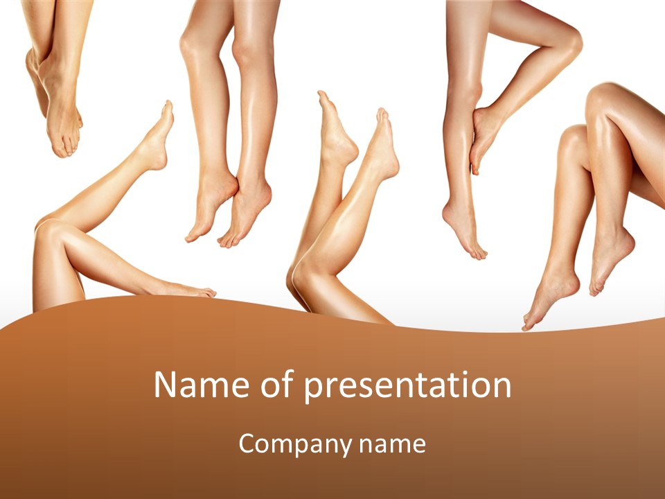 Tiptoe Healthy Healthcare PowerPoint Template