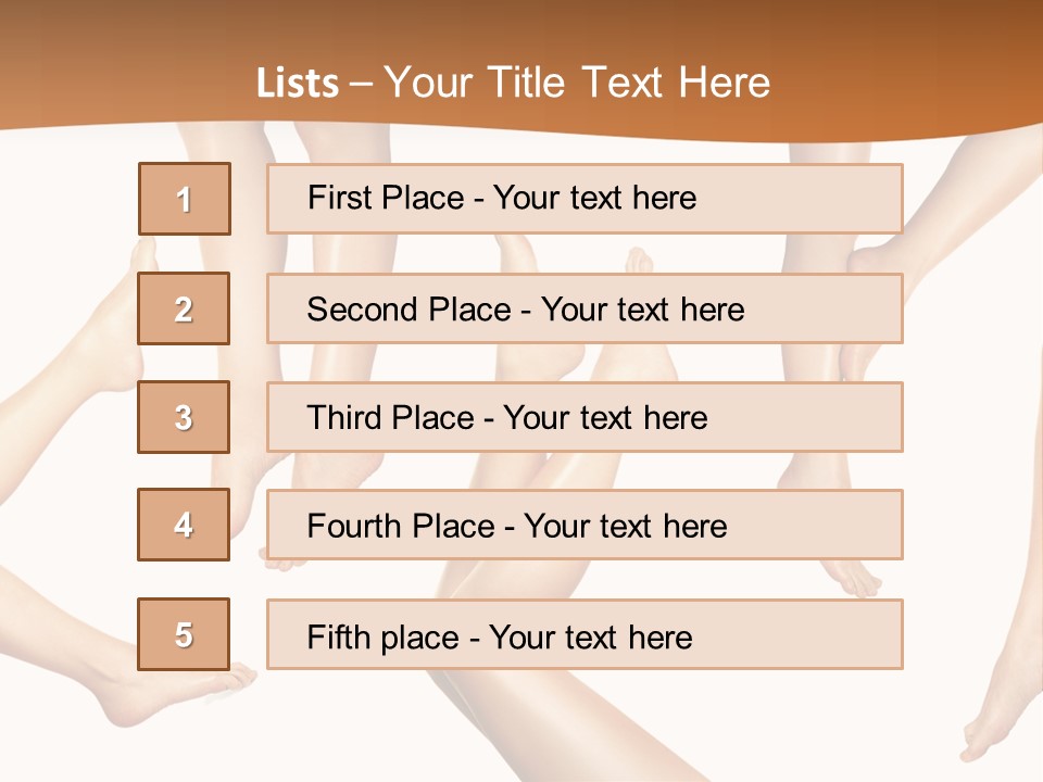 Tiptoe Healthy Healthcare PowerPoint Template