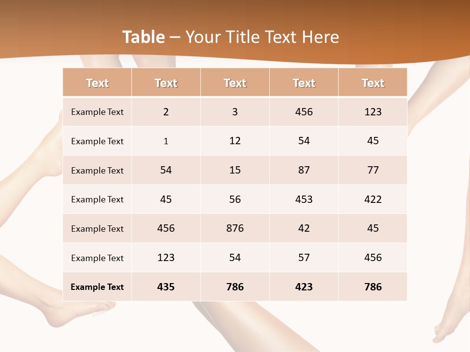 Tiptoe Healthy Healthcare PowerPoint Template