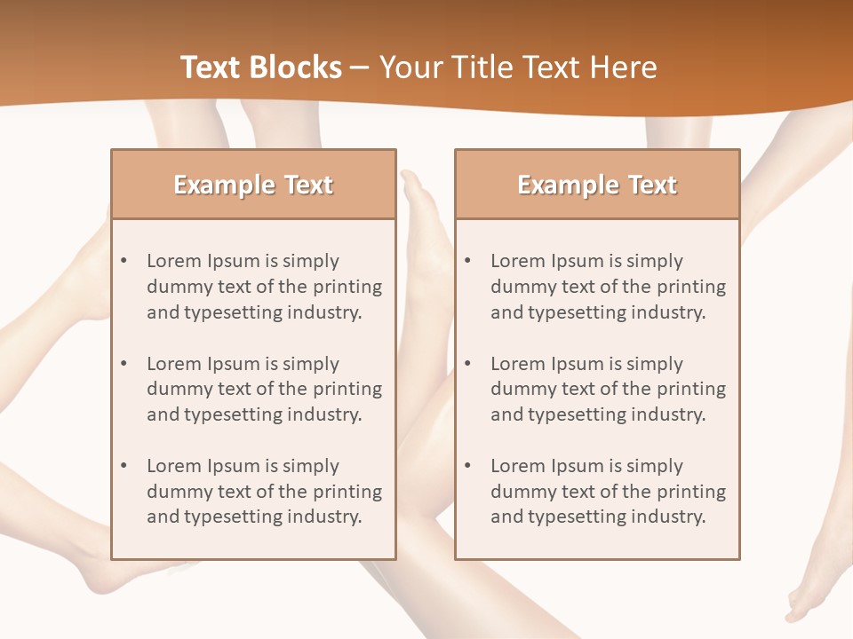 Tiptoe Healthy Healthcare PowerPoint Template