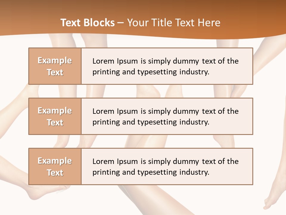 Tiptoe Healthy Healthcare PowerPoint Template