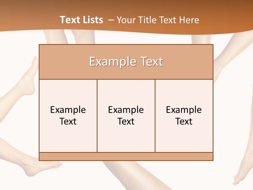 Tiptoe Healthy Healthcare PowerPoint Template